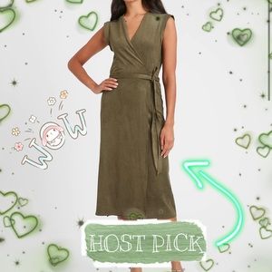 💚HP💚Green Banana Republic wrap dress